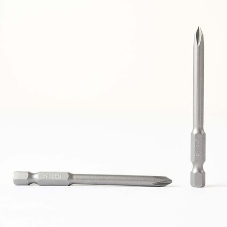 Superior Steel 1# Phillips Head Power Screwdriver Bits - 3 Inch Long - 4.5mm Dia, PK 10 BP301-10PK